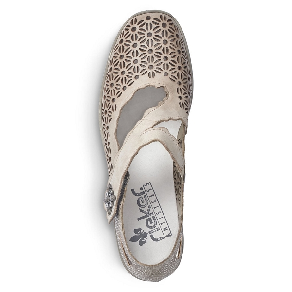 Rieker ballerines 413g4 42 grisB250501_4