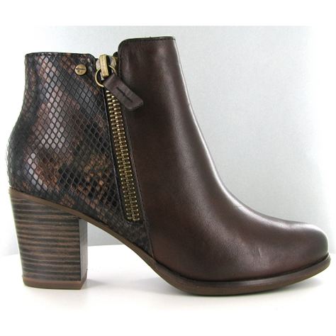 tamaris bottines marron