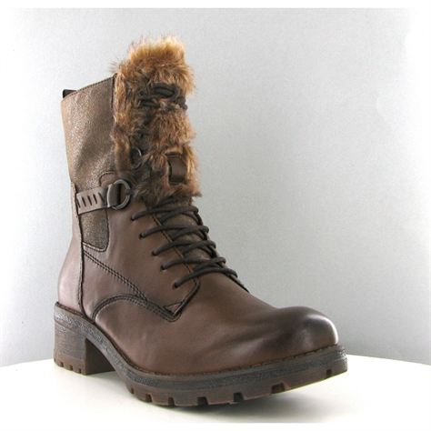tamaris bottes marron
