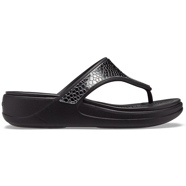 Crocs tong monterey metllc noirB313301_5