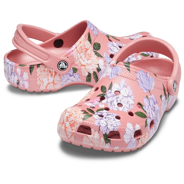  Crocs  cla printed floral rose