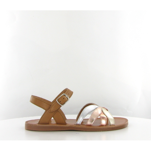 Pom d api nu pied plagette reverse platineB340401_1