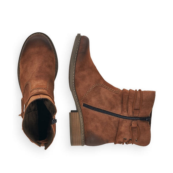 Rieker bottines et boots z4197 24 marronB438101_4
