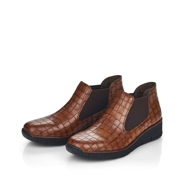 Rieker bottines et boots 53790 24 marronB515901_5