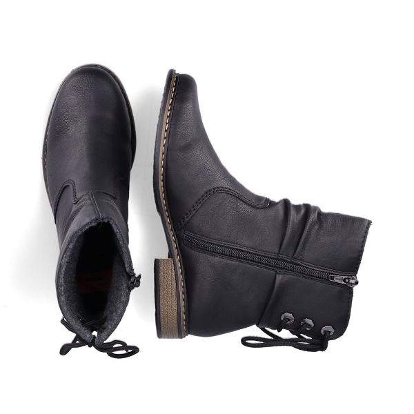 Rieker bottines et boots z49l1 00 noirB525601_4