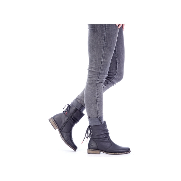 Rieker bottines et boots z49l1 00 noirB525601_5