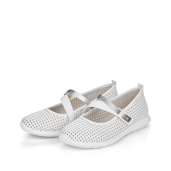 Remonte ballerines r7106 80 blancB560401_5