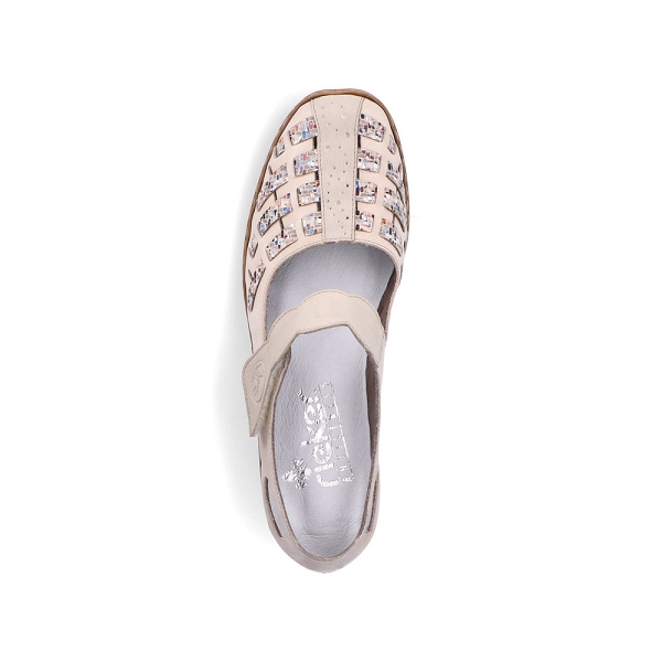 Rieker ballerines 41369 60 beigeB562301_3