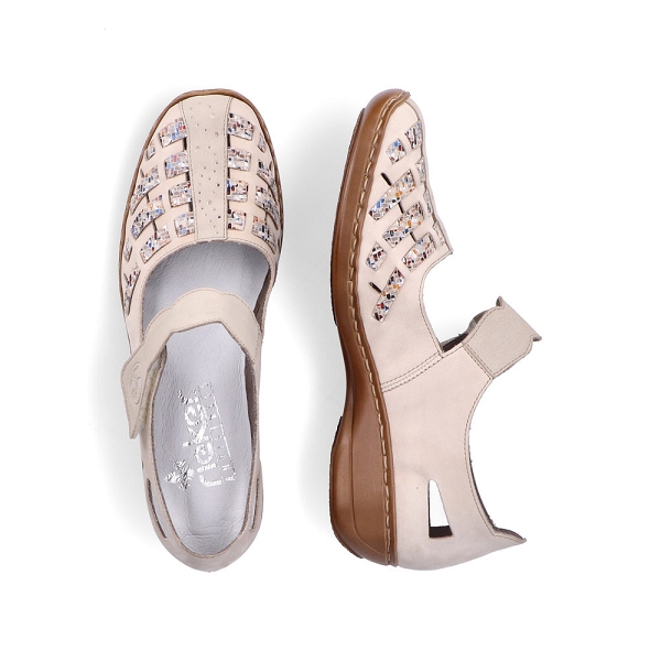 Rieker ballerines 41369 60 beigeB562301_4