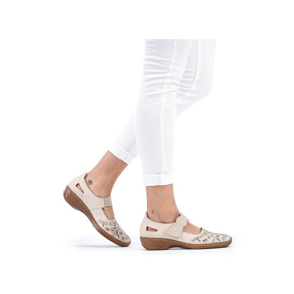 Rieker ballerines 41369 60 beigeB562301_5