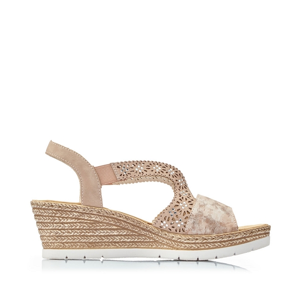 Rieker nu pieds et sandales 61916 31 roseB563701_2