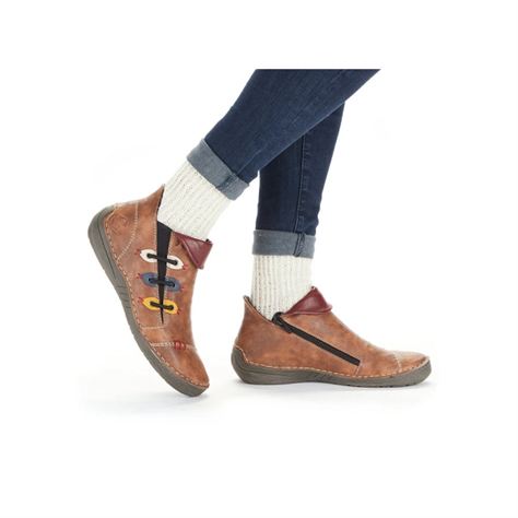 Rieker bottines et boots 72581 21 marronB599201_5