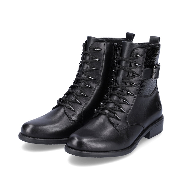 Remonte bottines et boots d0f72 01 noirB606501_5