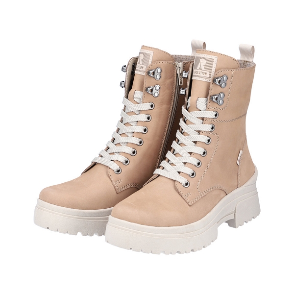 Rieker r bottines et boots w0371 20 beigeB613401_5