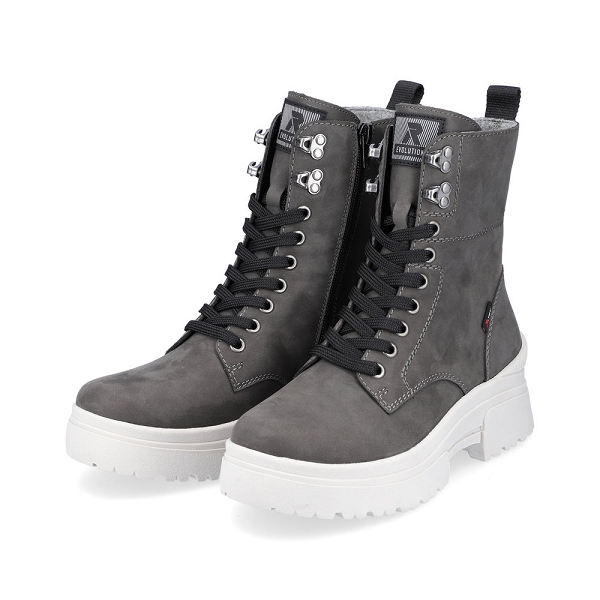 Rieker r bottines et boots w0371 42 grisB613501_5