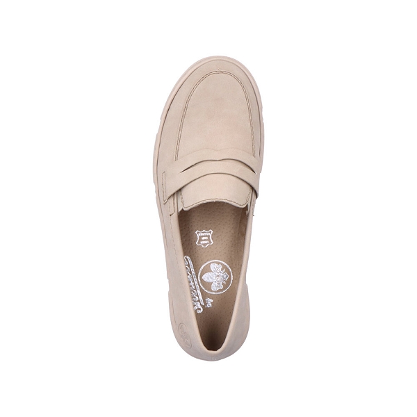 Rieker mocassins n5961 62 beigeB623601_3