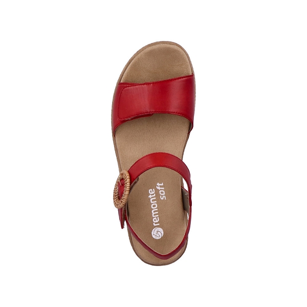 Remonte nu pieds et sandales d0q52 33 rougeB634801_3
