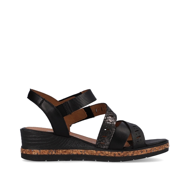 Remonte nu pieds et sandales d3064 01 noirB636101_2