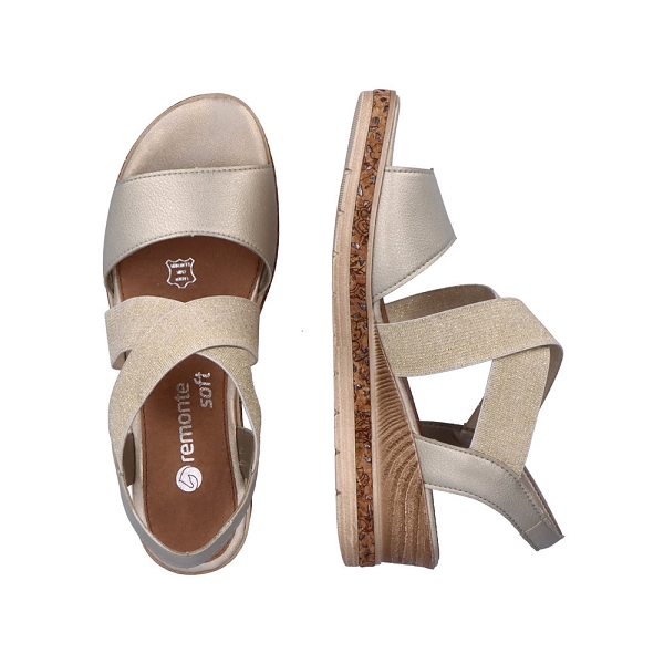 Remonte nu pieds et sandales d3066 90 beigeB636201_4
