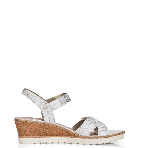Remonte nu pieds et sandales r6252 80 blancB638601_2