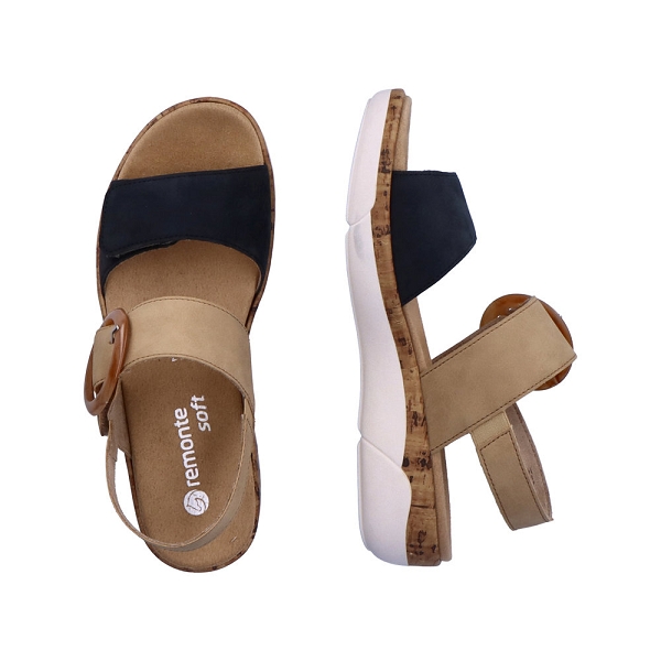 Remonte nu pieds et sandales r6853 60 beigeB638901_4