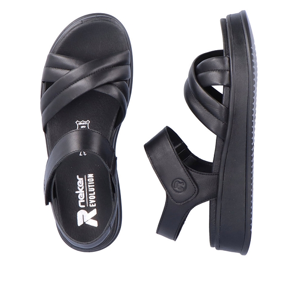 Rieker r evolution nu pieds et sandales w0801 00 noirB640301_3