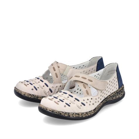 Rieker ballerines 46378 90 blancB644201_3