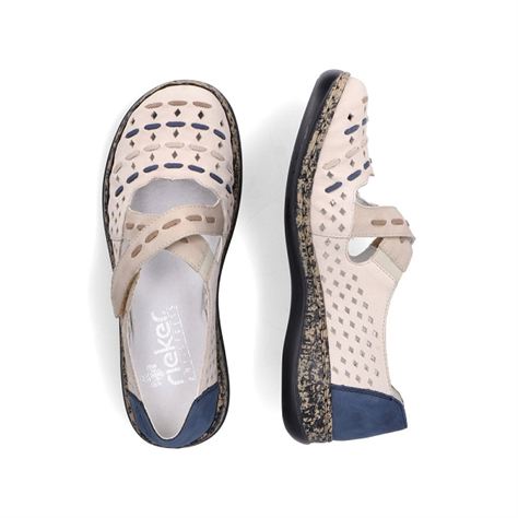 Rieker ballerines 46378 90 blancB644201_4