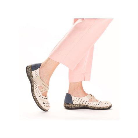 Rieker ballerines 46378 90 blancB644201_5