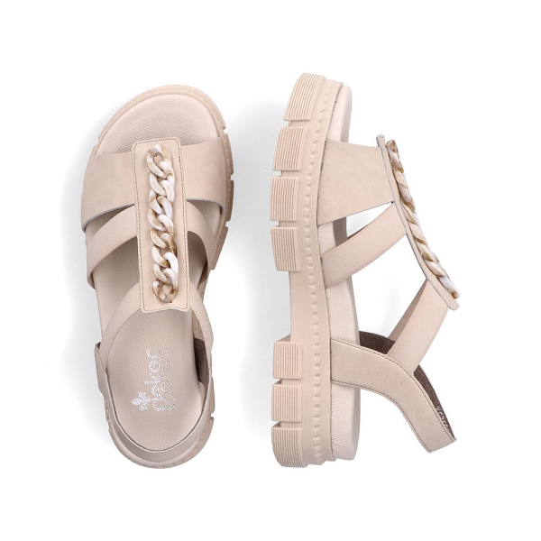 Rieker nu pieds et sandales v5350 60 beigeB653601_3