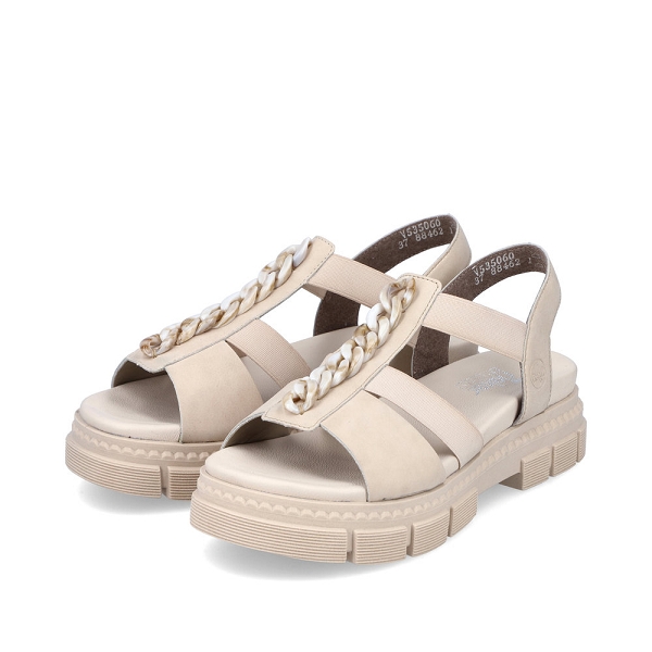 Rieker nu pieds et sandales v5350 60 beigeB653601_4