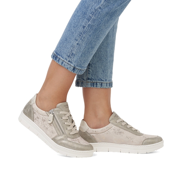 Remonte sneakers d5831 60 beigeB762301_5