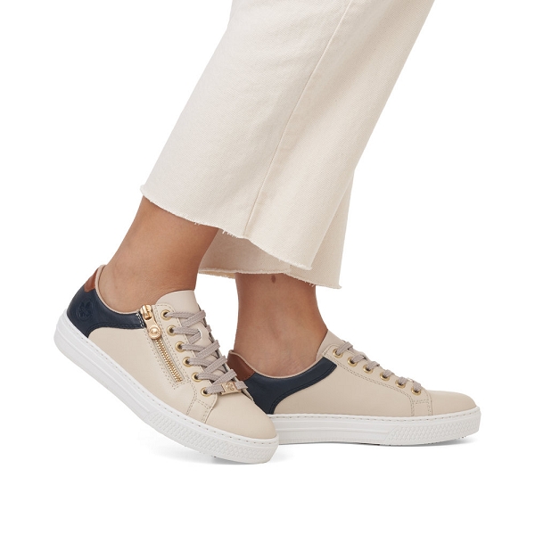 Rieker sneakers l59a1 60 beigeB767001_5