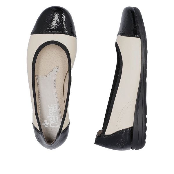 Rieker ballerines l9351 80 blancB767501_4
