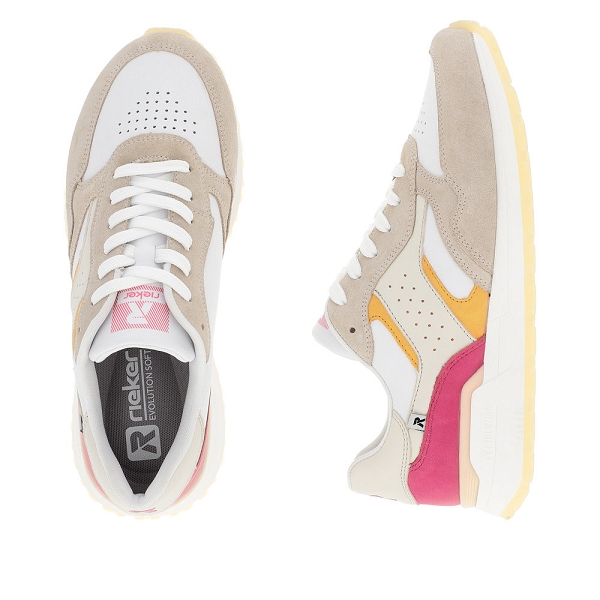 Rieker r sneakers w0607 80 blancB770901_4