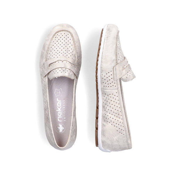 Rieker mocassins 46887 60 beigeB839901_4