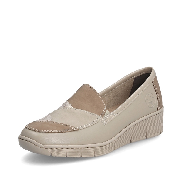 Rieker mocassins 53785 60 beigeB840701_1