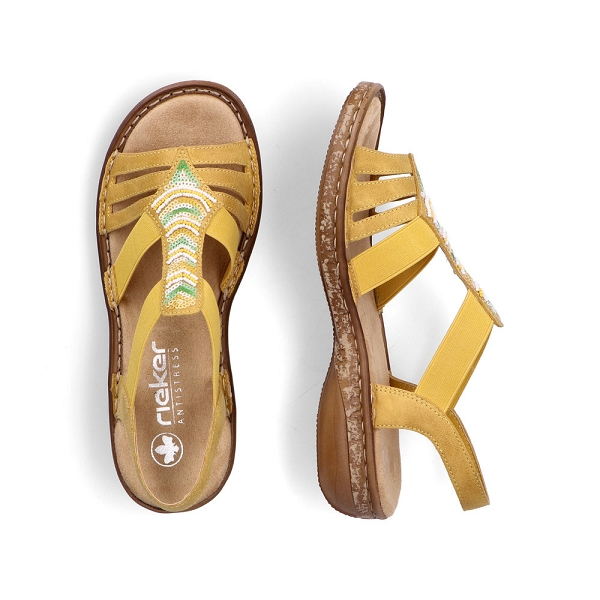 Rieker nu pieds et sandales 62808 68 jauneB841901_4