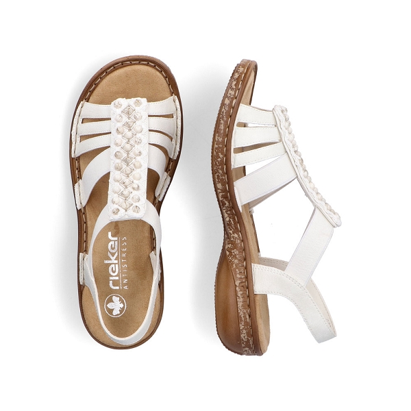 Rieker nu pieds et sandales 62809 60 blancB842001_4