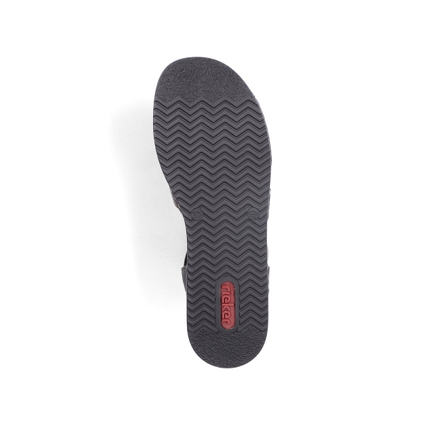 Rieker nu pieds et sandales 62949 45 grisB842301_3