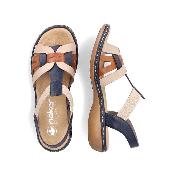 Rieker nu pieds et sandales 65918 90 bleuB843401_4