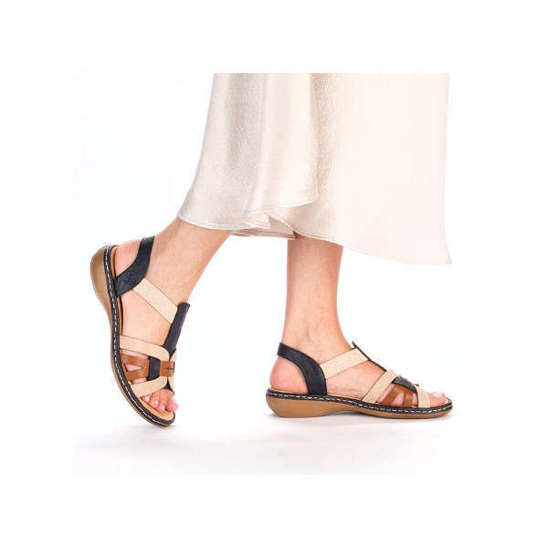 Rieker nu pieds et sandales 65918 90 bleuB843401_5