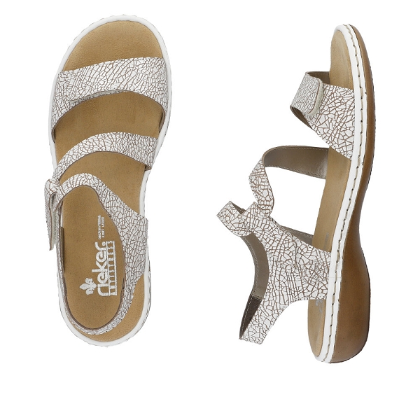 Rieker nu pieds et sandales 659c7 81 blancB844101_4