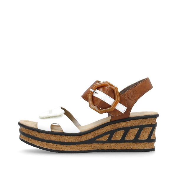 Rieker nu pieds et sandales 68176 80 blancB845001_2