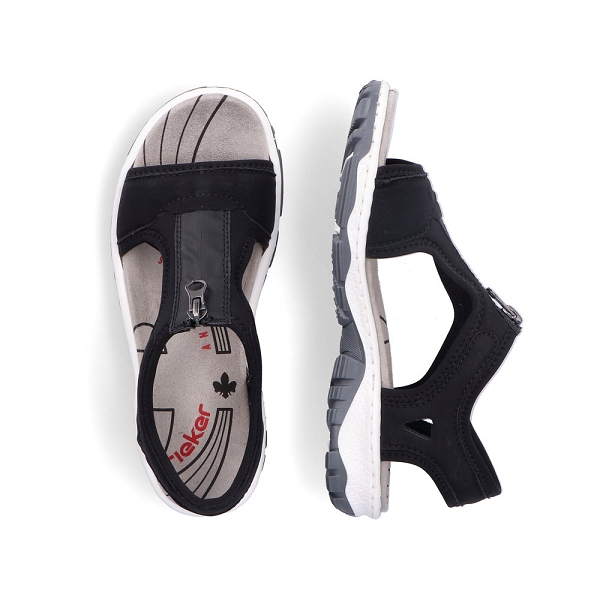 Rieker nu pieds et sandales 68864 00 noirB845101_4