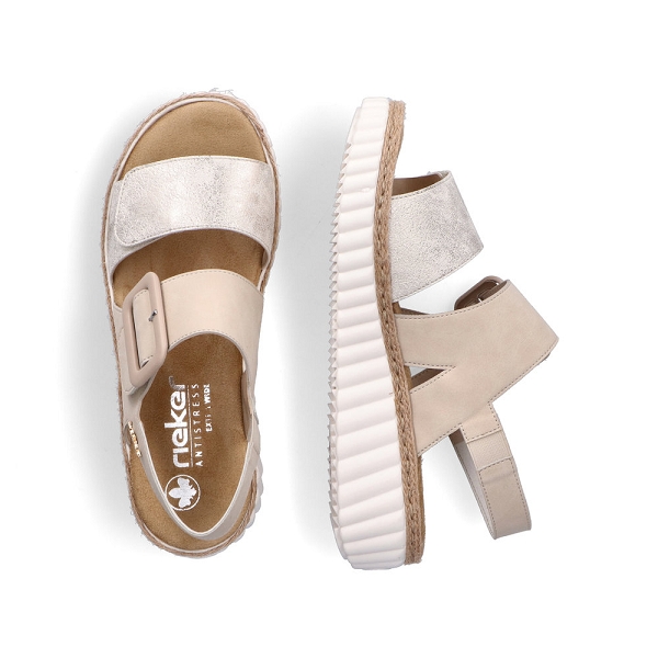 Rieker nu pieds et sandales 69260 60 beigeB845701_4