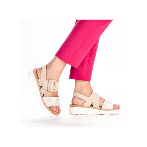 Rieker nu pieds et sandales 69260 60 beigeB845701_5