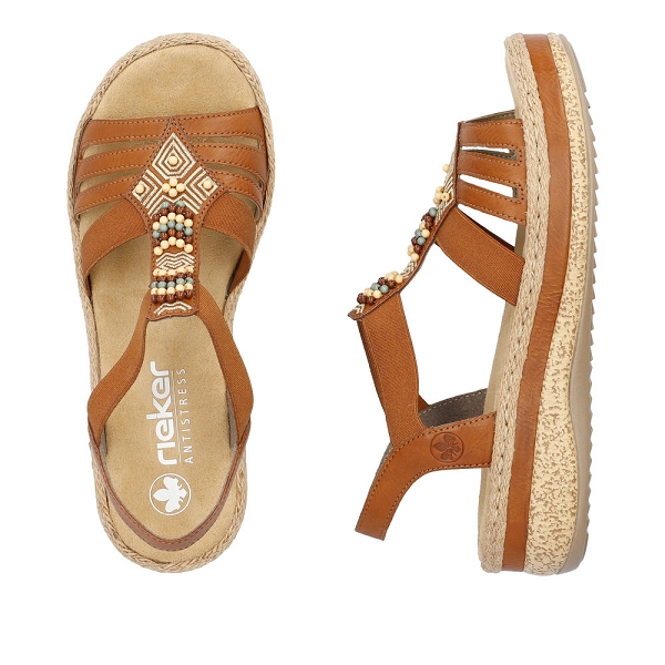 Rieker nu pieds et sandales v0921 24 marronB848601_4