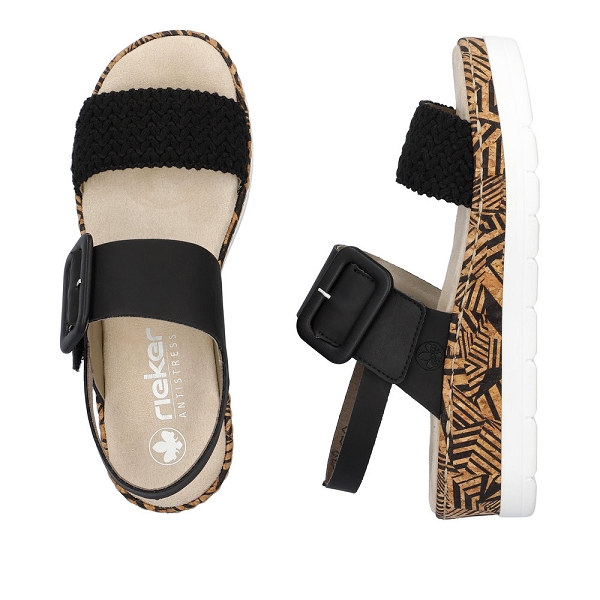 Rieker nu pieds et sandales v3950 00 noirB849801_4
