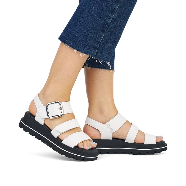 Rieker r nu pieds et sandales w1650 80 blancB851201_5